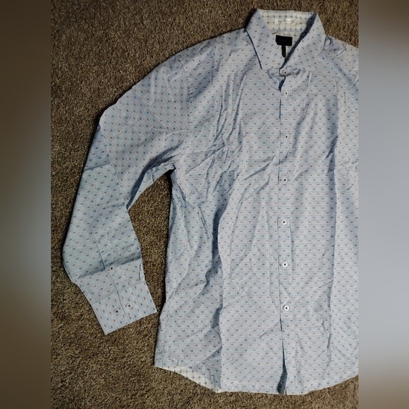 Good Man Brand Long Sleeve Patterned Button Down Shirt NWOT - Picture 5 of 11